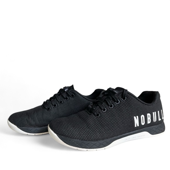 NoBull Superfabric Outwork Trainer Low Black Athletic Sneaker Shoe Womens US 7 - Picture 2 of 13